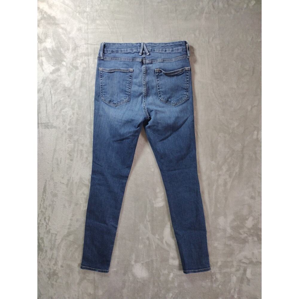 Good American Good Legs Jeans Womens 10/30 Skinny Medium Wash Preppy Casual - Picture 2 of 13